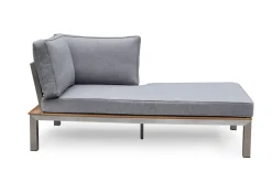 Lounger Gartenliege PORTOFINO grau