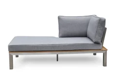 Lounger Gartenliege PORTOFINO grau