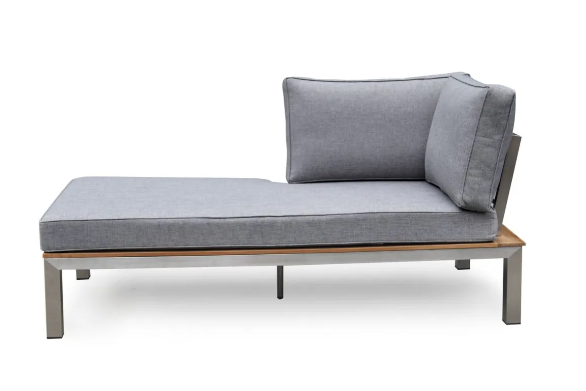 Lounger Gartenliege PORTOFINO grau
