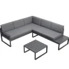 Lounge ROKSOLANA anthrazit/schwarz