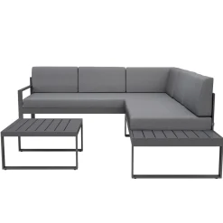 Lounge ROKSOLANA anthrazit/schwarz