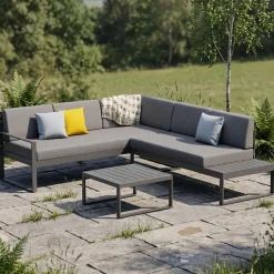 Lounge ROKSOLANA anthrazit/schwarz