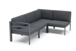 Lounge SAMBIA 4-teilig anthrazit