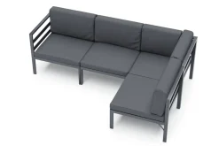Lounge SAMBIA 4-teilig anthrazit