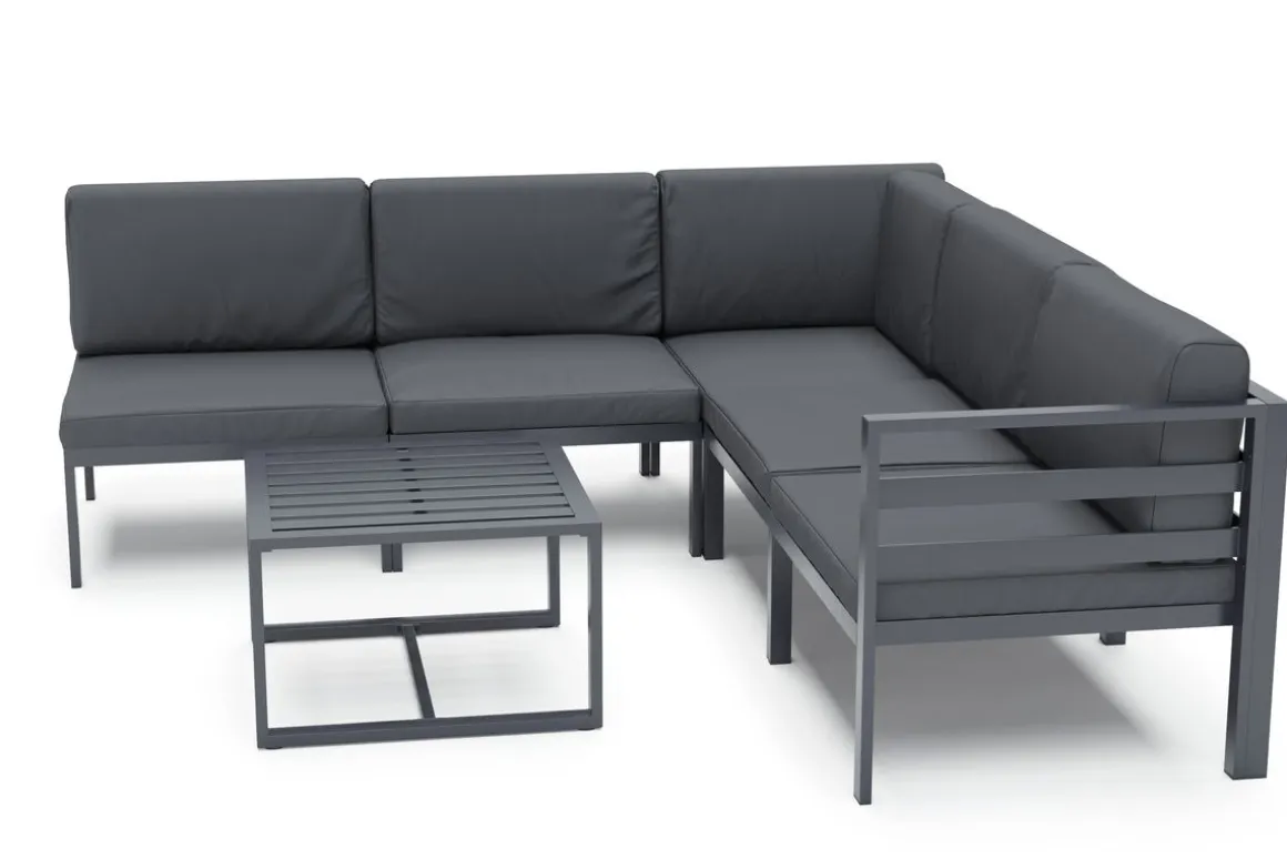 Lounge SAMBIA 6-teilig anthrazit