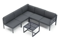 Lounge SAMBIA 6-teilig anthrazit