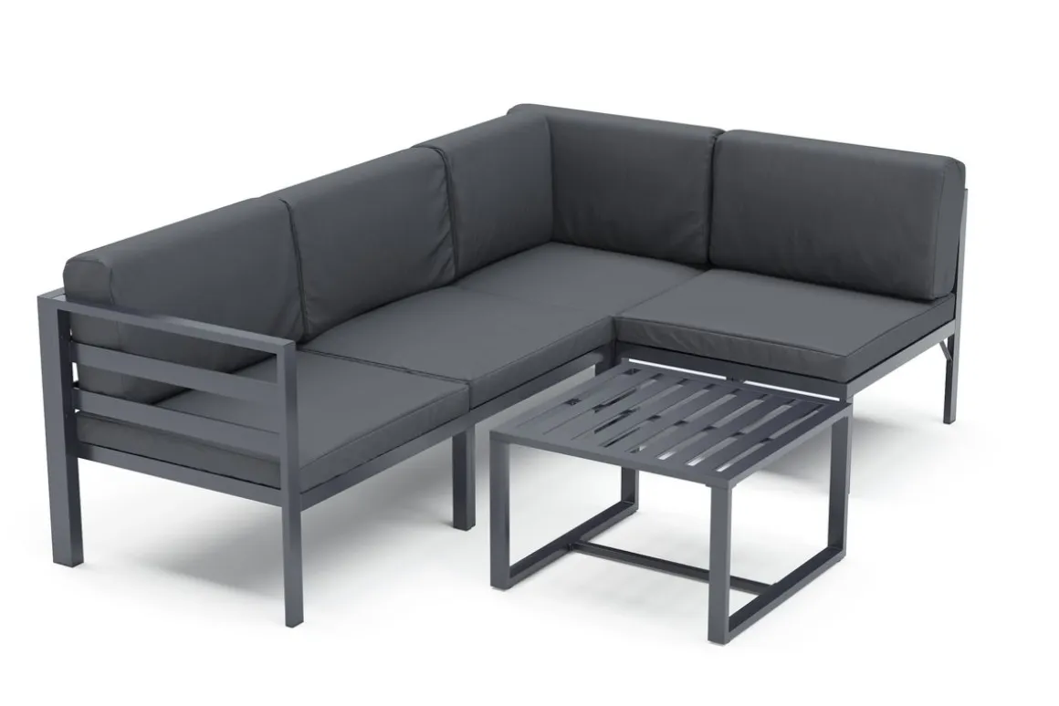 Lounge SAMBIA 5-teilig anthrazit