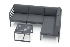 Lounge SAMBIA 5-teilig anthrazit