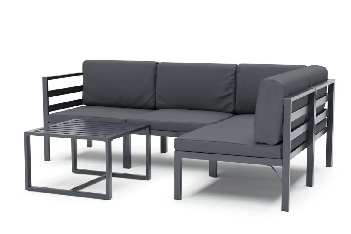 Lounge SAMBIA 5-teilig anthrazit