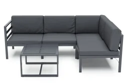 Lounge SAMBIA 5-teilig anthrazit