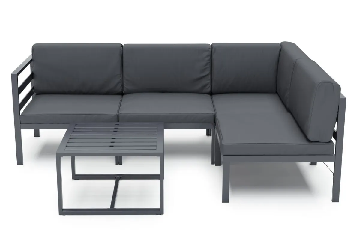 Lounge SAMBIA 5-teilig anthrazit