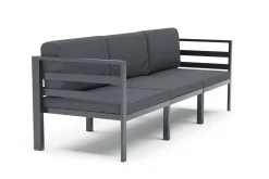 Lounge SAMBIA 3-teilig anthrazit
