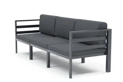 Lounge SAMBIA 3-teilig anthrazit