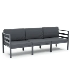 Lounge SAMBIA 3-teilig anthrazit