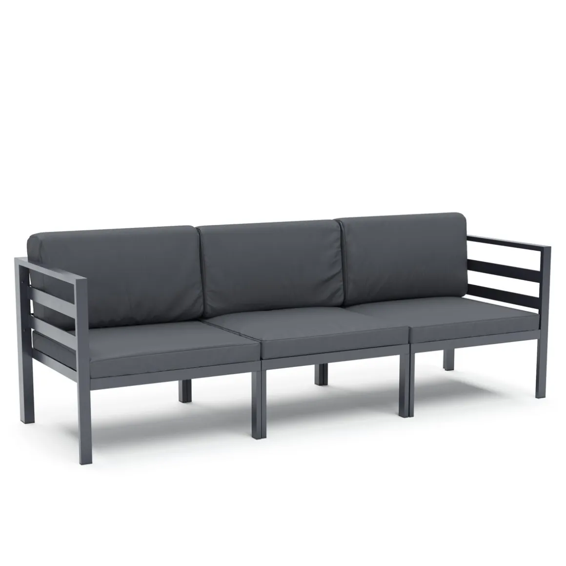 Lounge SAMBIA 3-teilig anthrazit