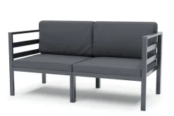 Lounge SAMBIA 2-teilig anthrazit