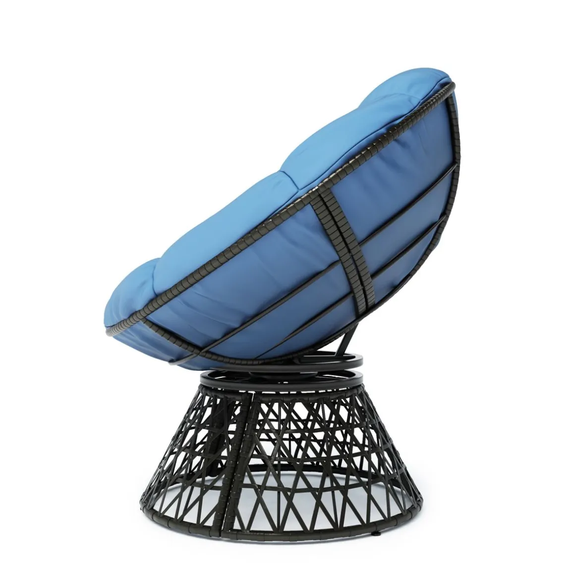 Loungesessel drehbar FOLKER blau
