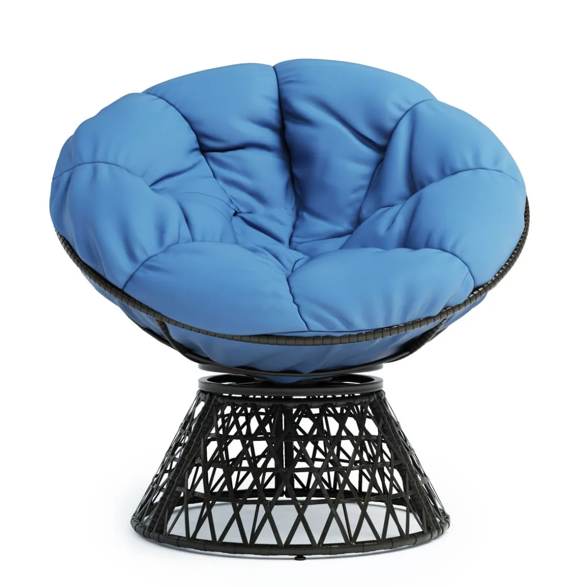 Loungesessel drehbar FOLKER blau