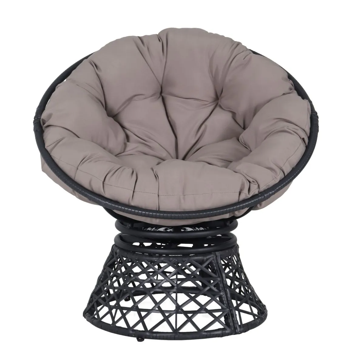 Loungesessel drehbar FOLKER grau