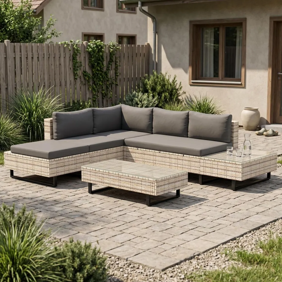 Lounge VARESE beige/anthrazit