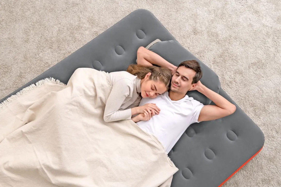 Luftbett Roll and Relax Queen 203 x 152 x 22 cm