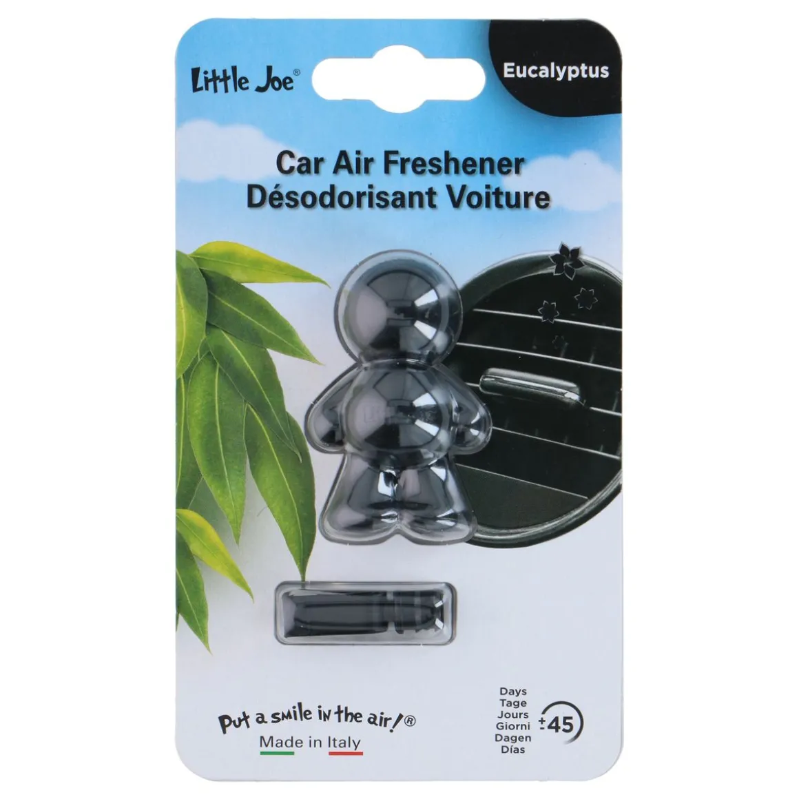 Lufterfrischer Auto Eukalyptus 3.5 ml schwarz
