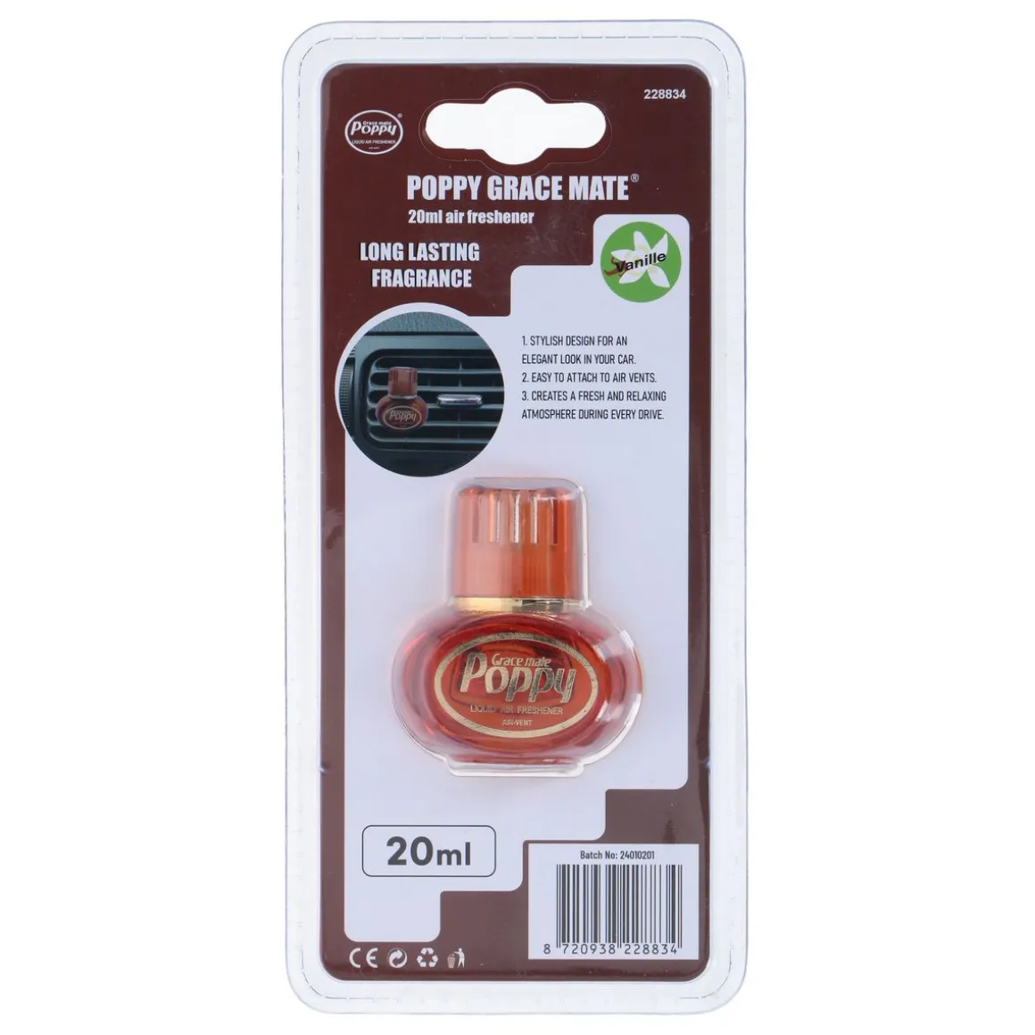 Lufterfrischer Auto 20 ml Vanille