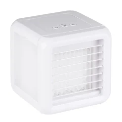 Luftkühler Mini 3 Stufen mit USB und LED weiss