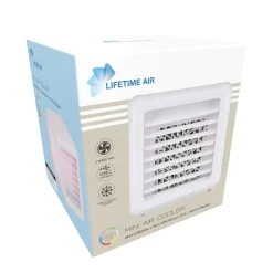 Luftkühler Mini 3 Stufen mit USB und LED weiss
