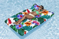 Luftmatratze Blissful Drifter mit Textilbezug 183 x 124 cm