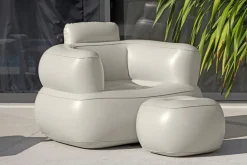 Luftsessel mit Fusshocker Comfi Cube Lounger