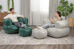 Luftsessel mit Fusshocker Comfi Cube Lounger