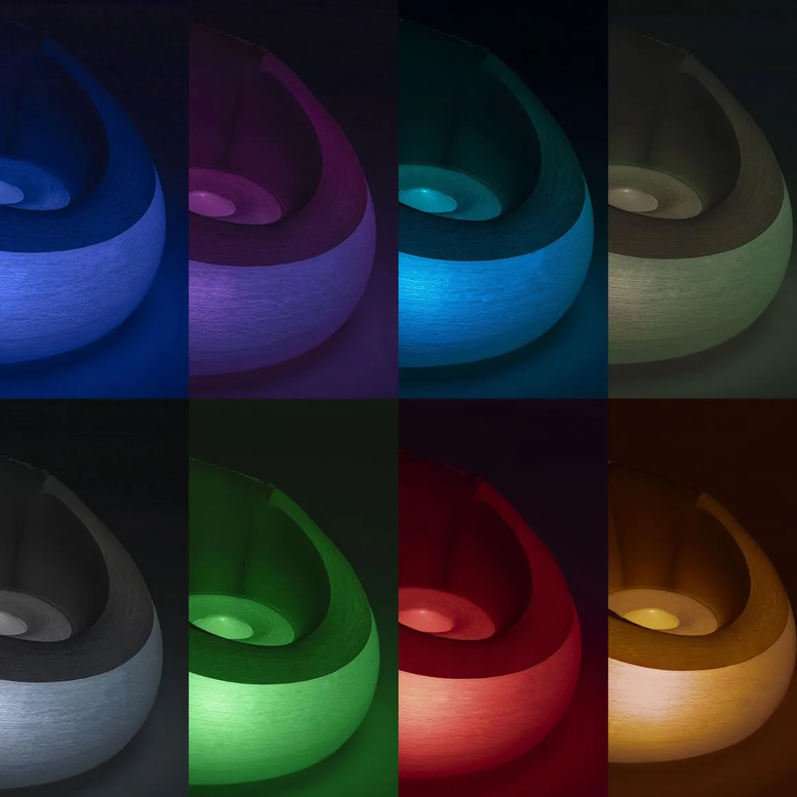 Luftsessel mit LED Beleuchtung
