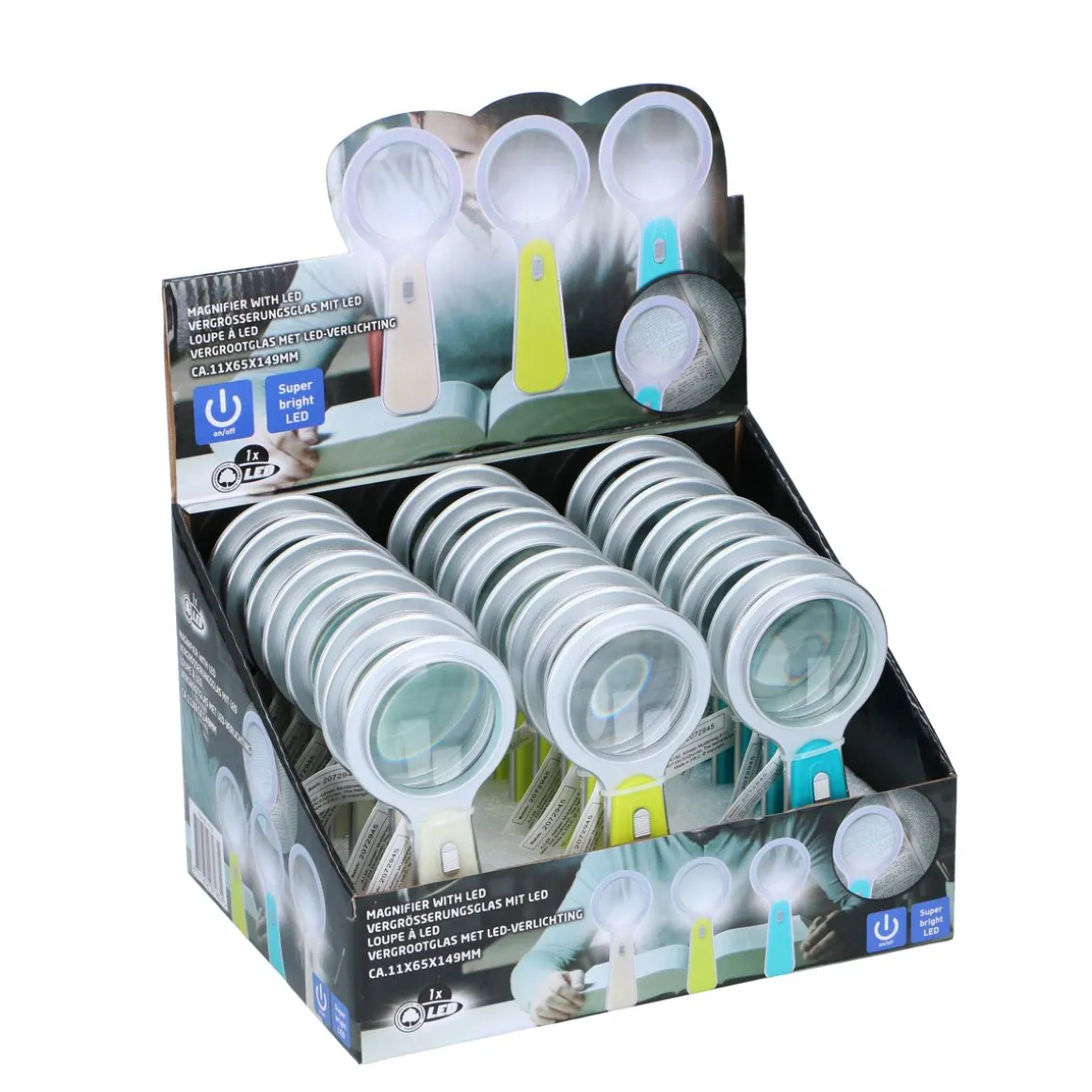 Lupe mit LED 14.9 cm