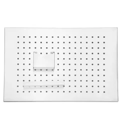 Magnettafel Lochwand Edelstahl 50 x 34 cm