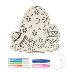 Malset Ostern Holz 7-teilig