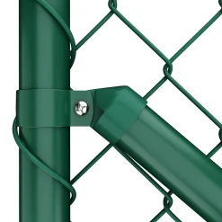 Maschendrahtzaun Komplettset grün 1 x 15 m