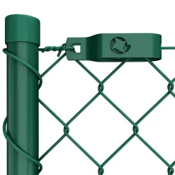 Maschendrahtzaun Komplettset grün 1 x 15 m