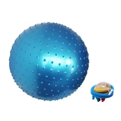 Massageball Gymnastikball blau 75 cm