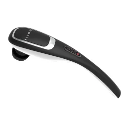 Massagegerät mit Akku 5 Aufsätze schwarz/weiss