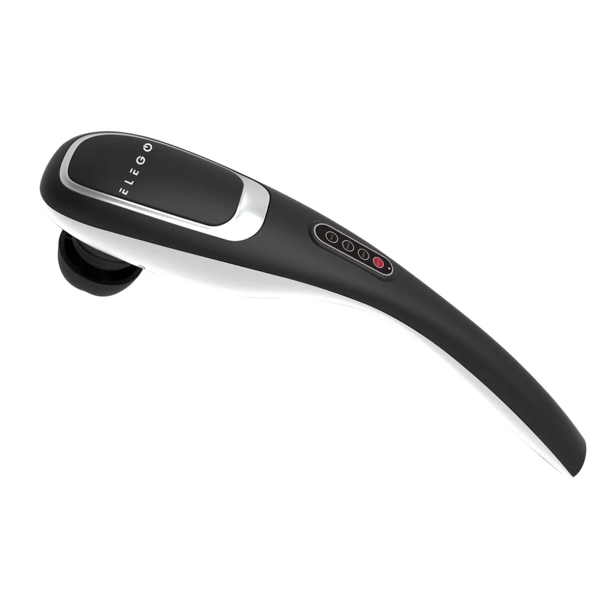 Massagegerät mit Akku 5 Aufsätze schwarz/weiss