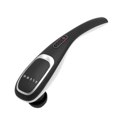 Massagegerät mit Akku 5 Aufsätze schwarz/weiss