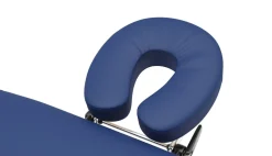 Massageliege 2-Zonen Alu blau