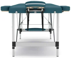 Massageliege 3-Zonen Alu petrol
