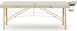 Massageliege 2-Zonen beige