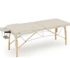 Massageliege 2-Zonen beige
