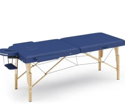 Massageliege 2-Zonen blau