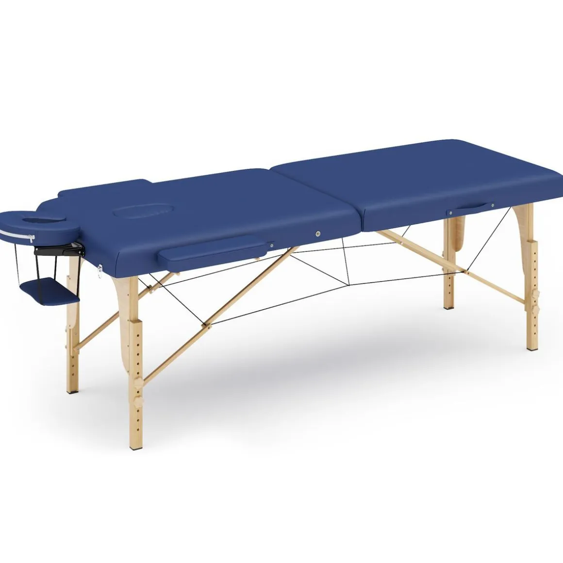 Massageliege 2-Zonen blau