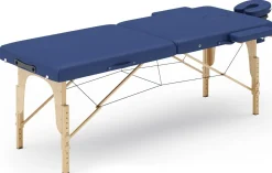 Massageliege 2-Zonen blau