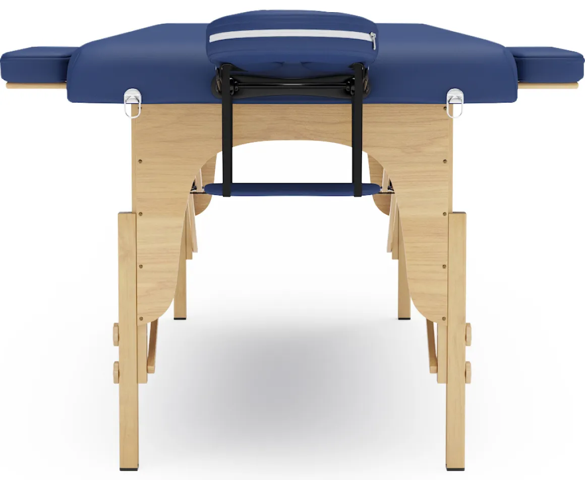 Massageliege 2-Zonen blau
